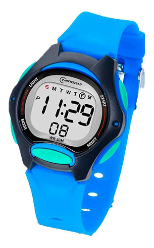 Reloj Impermeable Digital Shocj Niña-niño + Estuche 001