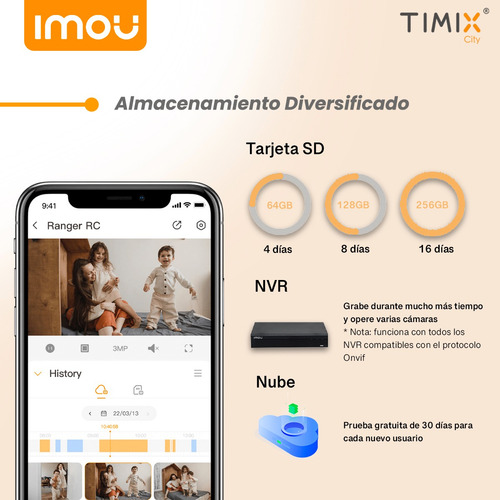 Cámara De Seguridad Wifi Imou Ip Exterior Bullet