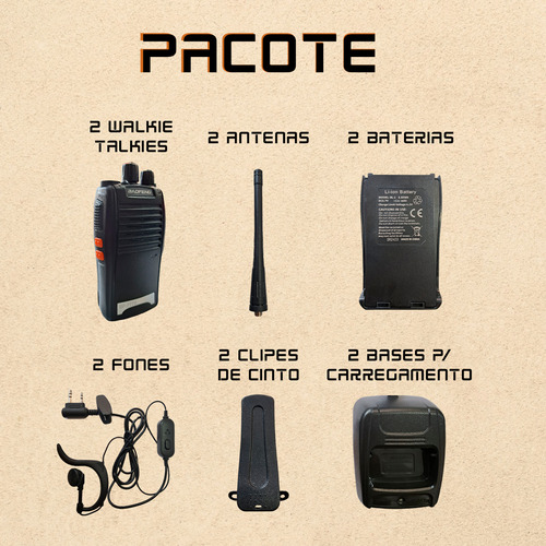 Rádio Ht Baofeng Bf-777s Dual Band Vhf/uhf Longo Alcance