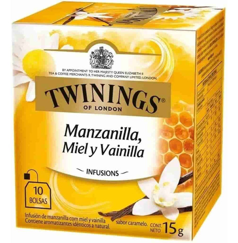 Té Twinings Manzanilla, Miel Y Vainilla