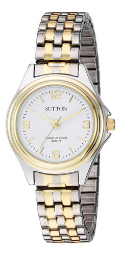 Sutton By Armitron Reloj Con Correa De Expansión De Dos Tono