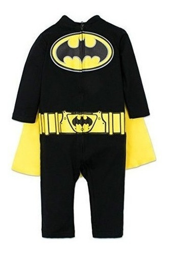 Baby Boys Batman Costume Overol Con Capa