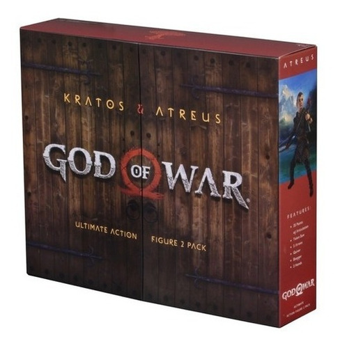 Figuras God Of War 2 Pack Kratos & Atreus