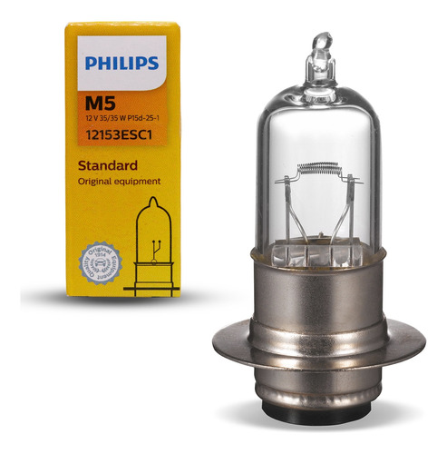 Lâmpada Phillips Standard M5 3400k 35/35w 12v Moto