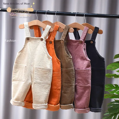 Monos De Pana Para Bebés, Pantalones De Algodón Para Niños Y
