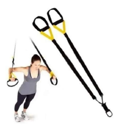 Bandas Elásticas Trx Negro Para Ejercicios En Suspensión