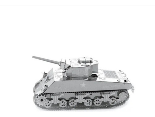 Tanque Sherman - Rompecabezas Metálico 3d Puzzle (Usado)