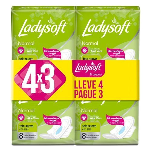 Ladysoft Normal Pack X 32 Unidades (4 X 3)