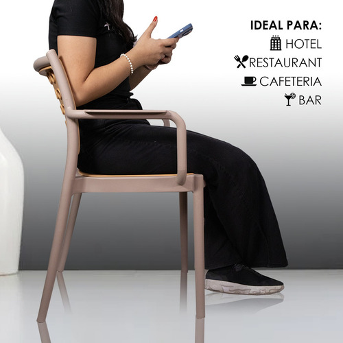 4 sillas minimalista Decoform Tenek moderna hogar exterior arena