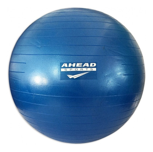 Bola De Pilates Yoga 65cm Azul - Ahead Sports (as1225b)