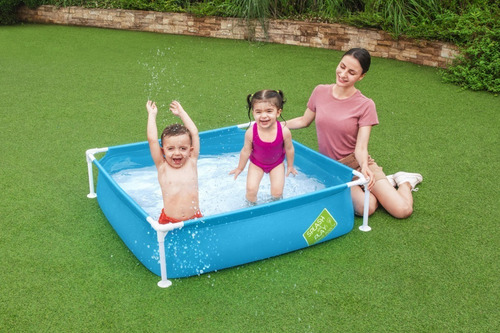 Alberca Estructural Para Niños Color Azul Bestway Mo.56217