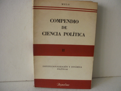 Compendio De Ciencia Politica -artemio L Melo 