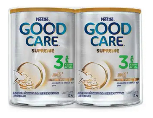 Fórmula Infantil Good Care Supreme 2 Piezas De 1.2kg