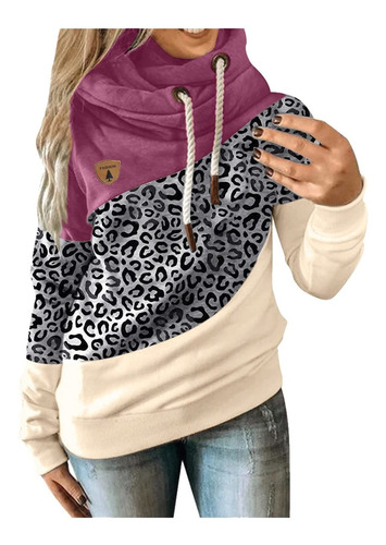 Sudadera Capucha Para Dama Manga Larga Gran Tamaño Talla