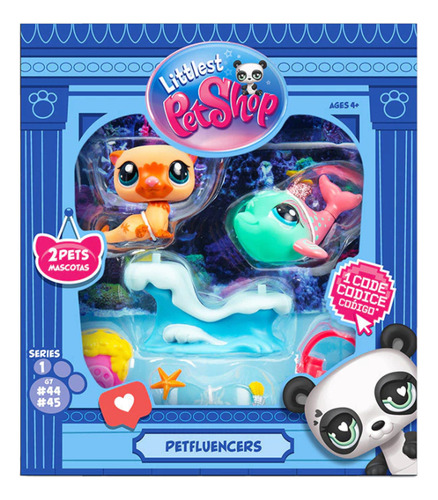 Set Figuras Littlest Pet Shop Petfluencer - Caffaro 00562