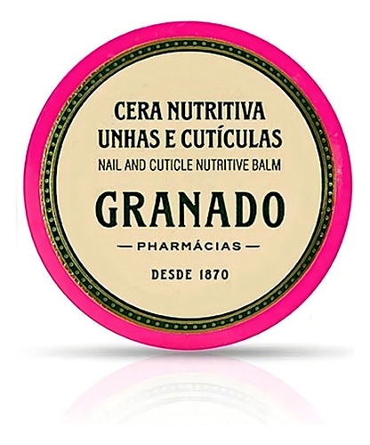 Cera Pink Nutritiva Granado 7g - Hidratação Unhas