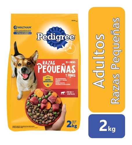 Pedigree Alimento Para Perros Adultos Razas Pequeñas 2kg