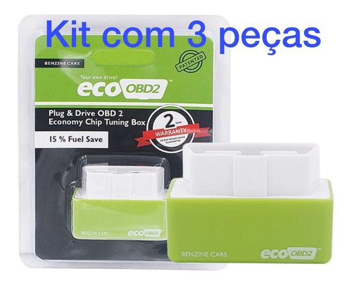 Kit 3 Peças Economizador Combustível Gasolina/etanal/flex.