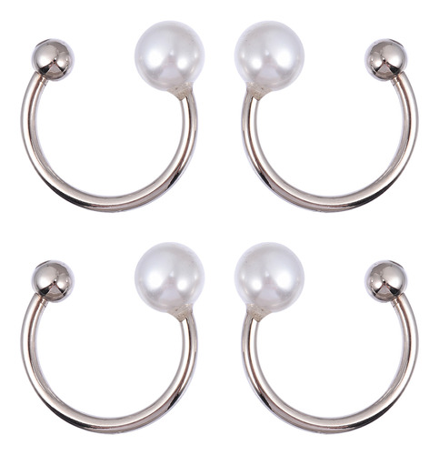 Juego De Broches Pearl Safety Para Mujer, 4 Unidades, Falda