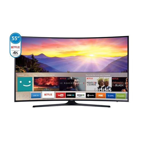 Smart Tv Samsung 55 Uhd Hdr 4k Un55ku6300 Oferta Semanal