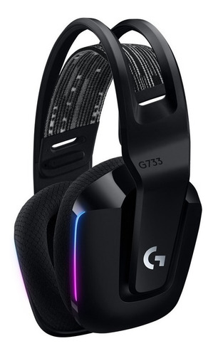 Imagen 2 de 3 de Auriculares gamer inalámbricos Logitech G Series G733 negro con luz rgb LED