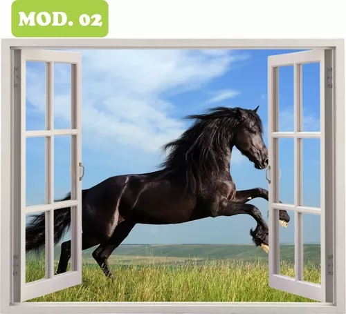 Adesivo Cavalo de frente - Modelo1