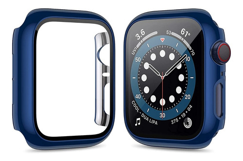 Imagem 9 de 10 de Capa Bumper Vidro + Pulseira Compatível Apple Watch Premium
