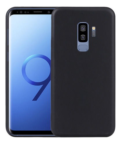 Funda De Teléfono Tpu Negra Para Samsung Galaxy S9+