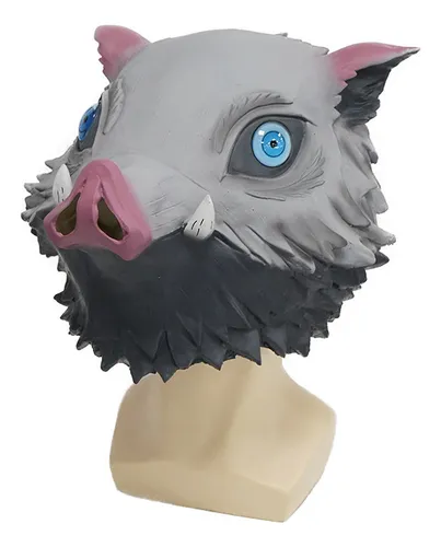 Máscara Plana Con Forma De Cabeza De Cerdo Inosuke Para Hall
