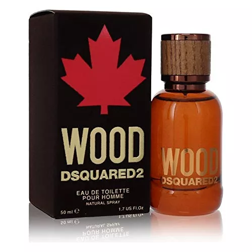 DSQUARED2 Eau de Parfum Spray de madera original para hombre, 3.4 onzas