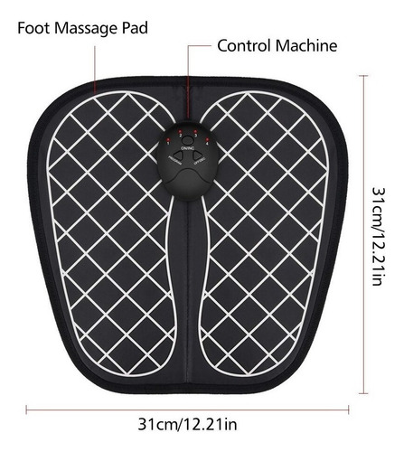 Ems Foot Massager Pedicure Tens Vibrator Muscle Relax Pro