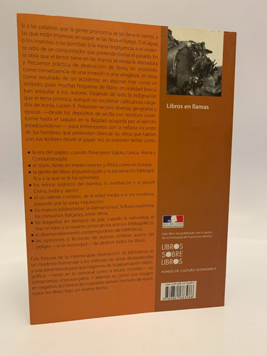Libros En Llamas De Lucien X. Polastrón (Usado)
