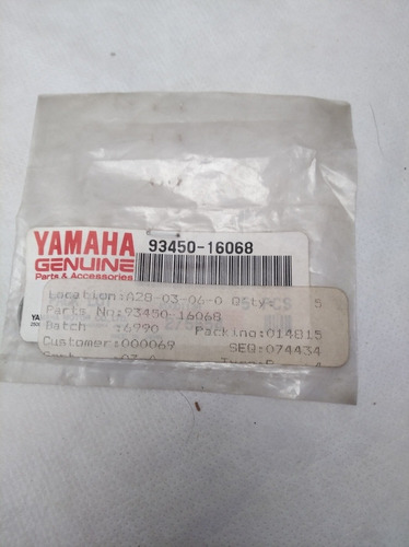 Seguro Perno Piston Yamaha Yz125 Ttr125 Orig 93450-16068