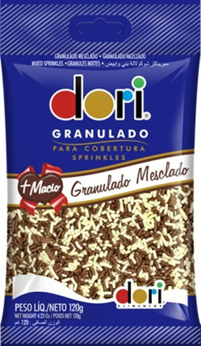Granulado Dori 120g (chocolate, Mescla E Color) - Kit 12 Und