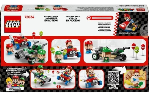 Lego Super Mario Vs Luigi Bebé Mario Mas 2 Autos Nintendo 321 Mario Bros