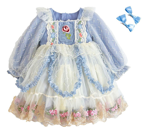 Vestido De Lana Para Bebés Sweet Beauty De Princess Elsa Dre