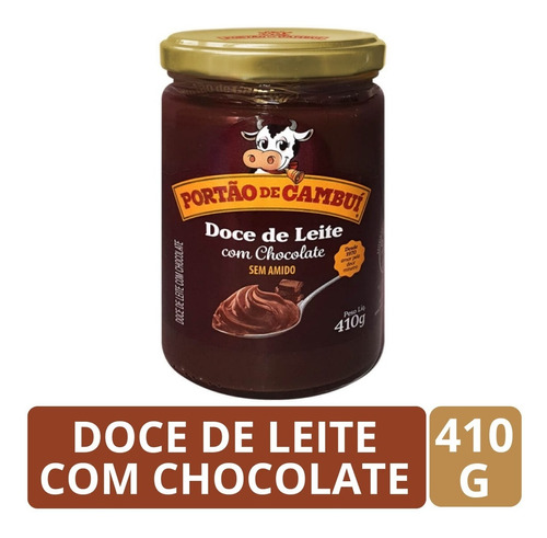 Doce De Leite Com Chocolate Sem Amido Portão De Cambuí 410g