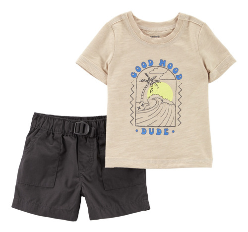 Set 2 Piezas Short Y Remera De Algodón Carters 1p282810