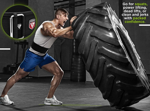 Cinturón Rdx, Xl Verde Para Levantamiento De Pesas