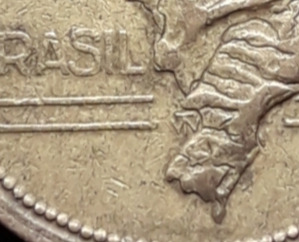 Moeda De 1 Cruzeiro 1945 Com Sigla. (Usado)