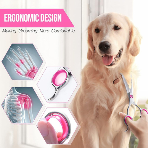 3 Tijeras Curvas For Perros Kit Tijeras P Peluquería Canina