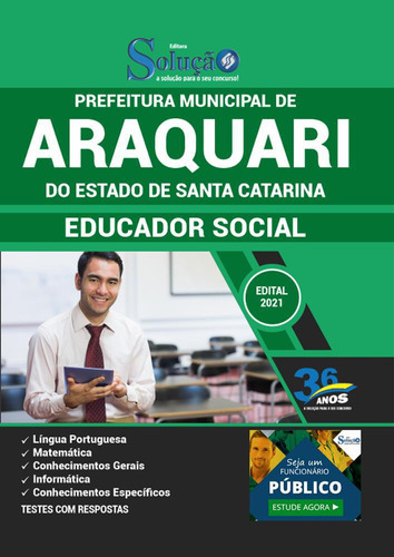Apostila Prefeitura Araquari Sc - Educador Social