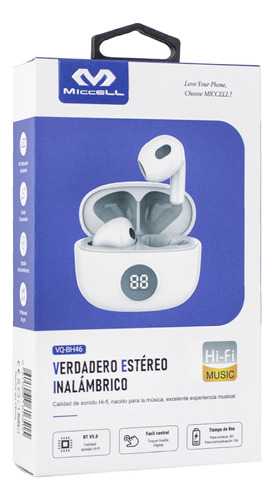 Auriculares Inalambrios Miccell Vq-bh46