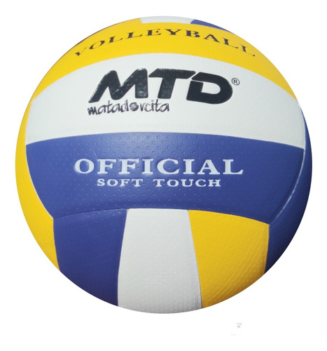 Pelota De Voley Mtd Cuero Vulcanizado Peso Y Medida Oficial