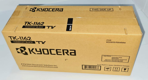 Kit 2 Toner Negro Kyocera Tk-1162 Original Ecosys P2040dw