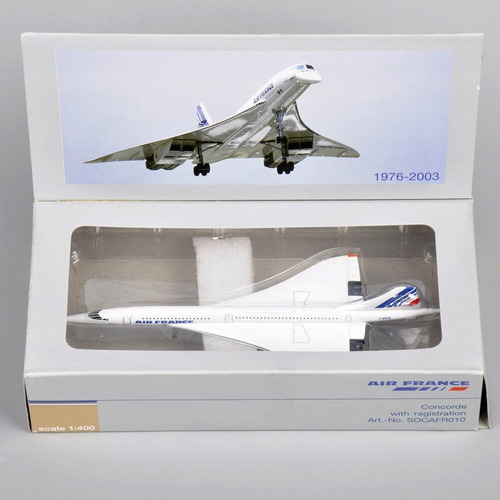 1:400 Escala Concorde Plane Avión Modelo Juguete