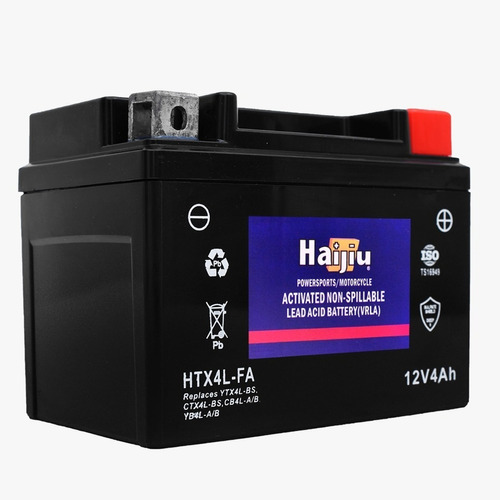 Batería Moto Haijiu Htx4l-fa Agm- Gel Libre Manteni. Avant