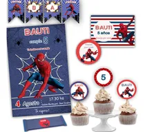 Comprar Kit Imprimible Spiderman Hombre Araña Editable Candy Bar
