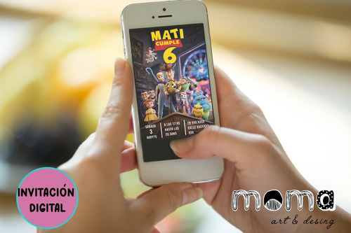 Invitaciones Imprimibles Y Digitales - Toy Story