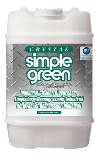 Limpiador Desengrasante Industrial Crystal Simple Green 5gal